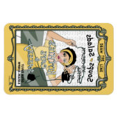 Line_C_4x6冷蔵庫磁石を描画する マグネット (横)