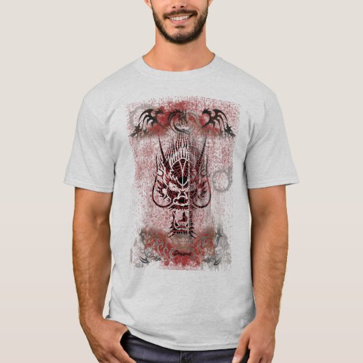 LINE-CIRCLE-DRAGNET T-SHIRT Tシャツ (正面)