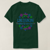 Line Dancing Fun Tシャツ (デザイン正面)