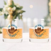 Line Dancing Is My Therapy Funny Dance ウイスキーグラス