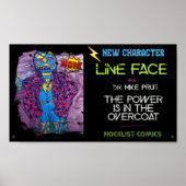 LINE FACE - MIKE PRUIT ポスター (正面)