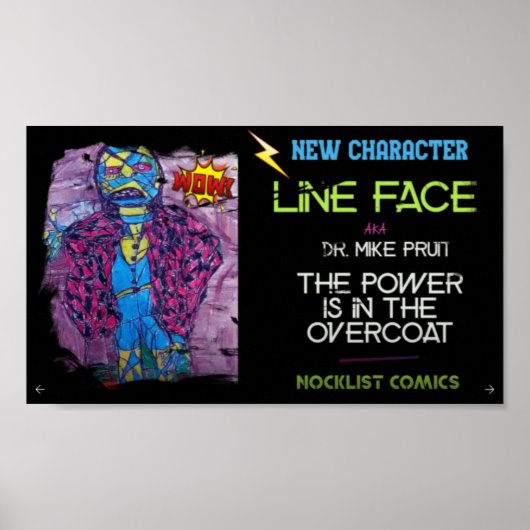 LINE FACE - MIKE PRUIT ポスター (正面)