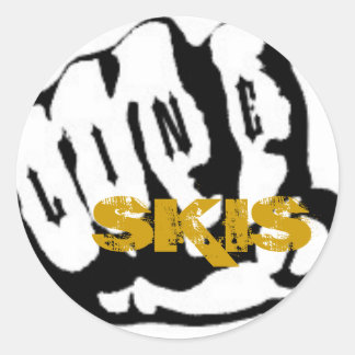 Line_FIST_Logo、SKIS ラウンドシール