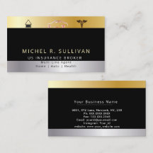 Line Insurance Agent Home数々の自動ビジネスカード