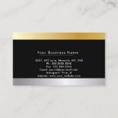 Line Insurance Agent Home数々の自動ビジネスカード 名刺 (裏面)