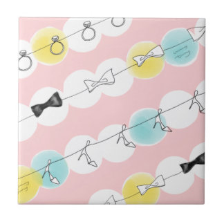 Line Line Ribbon Shoes タイル