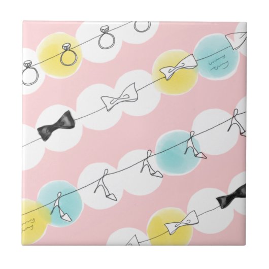 Line Line Ribbon Shoes タイル (正面)