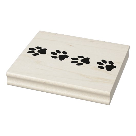 Line of solid Cat Paw prints ラバースタンプ (スタンプ)
