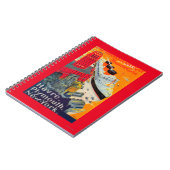 Line Travelフランスの Poster, Havre to Plymouth, NY ノートブック (左側)