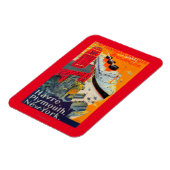 Line Travelフランスの Poster, Havre to Plymouth, NY マグネット (左側)