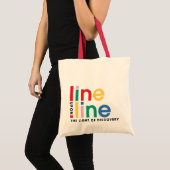 Line Upon Line tote トートバッグ (正面(商品))