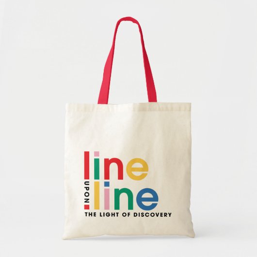 Line Upon Line tote トートバッグ (正面)