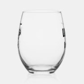 Line Wife Electric Worker Lineman ステムなしワイングラス (右)