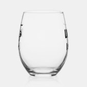 Line Wife Electric Worker Lineman ステムなしワイングラス (左)