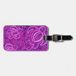 LineAピンクのHonu ラゲッジタグ