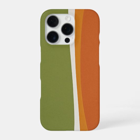 linea media terracotta iPhoneケース (裏面)