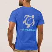 LineA "Polynesian=Awesome" Honu Tシャツ (裏面)