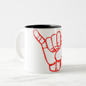LineA Shaka ツートーンマグカップ (正面左)
