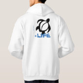 LineA "Surfing=Life" Honu パーカ (裏面)