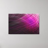 Linear Pattern Purple - Canvas Print キャンバスプリント (正面)