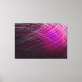 Linear Pattern Purple - Canvas Print キャンバスプリント