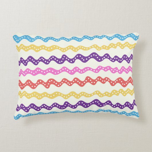 Lineas multicolores アクセントクッション (正面)