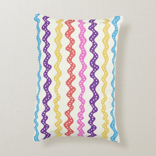 Lineas multicolores アクセントクッション (裏面(縦))