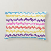 Lineas multicolores アクセントクッション (裏面)