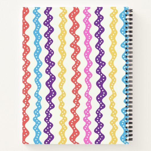 Lineas multicolores ノートブック (裏面)