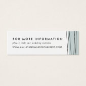 Lineationの結婚Webサイトカード |グレー表示の玉 (正面)