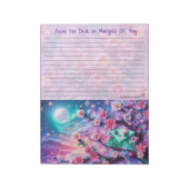 Lined Happy Mail Notepad ノートパッド (回転)