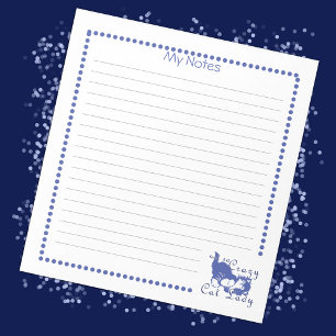 Lined Not 熱狂する So Cat Lady Notepad ノートパッド
