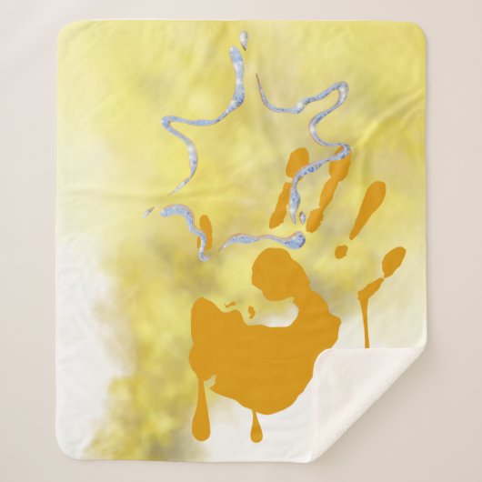 Linee morbide e armoniose シェルパブランケット (正面)