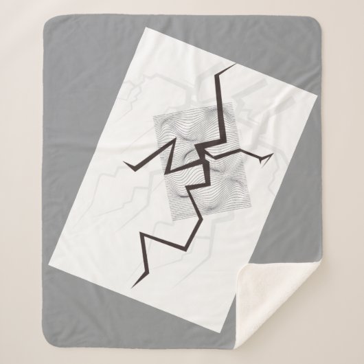 Linee morbide e armoniose シェルパブランケット (正面)