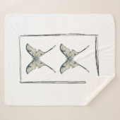 Linee morbide e armoniose シェルパブランケット (正面(横))