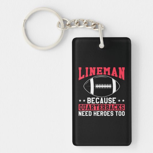 Linemanの対戦相手もヒーローが必要だから キーホルダー (正面)