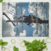 Linemanをサポート キッチンタオル (折り畳み)