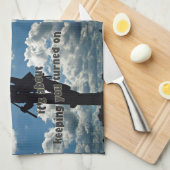 Linemanをサポート キッチンタオル (四つ折り)