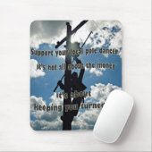 Linemanをサポート マウスパッド (マウス)