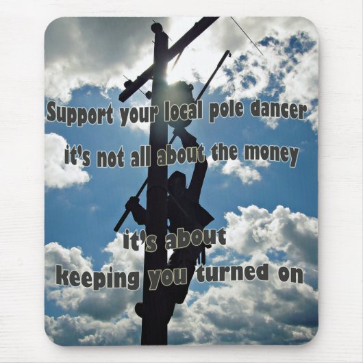 Linemanをサポート マウスパッド (正面)