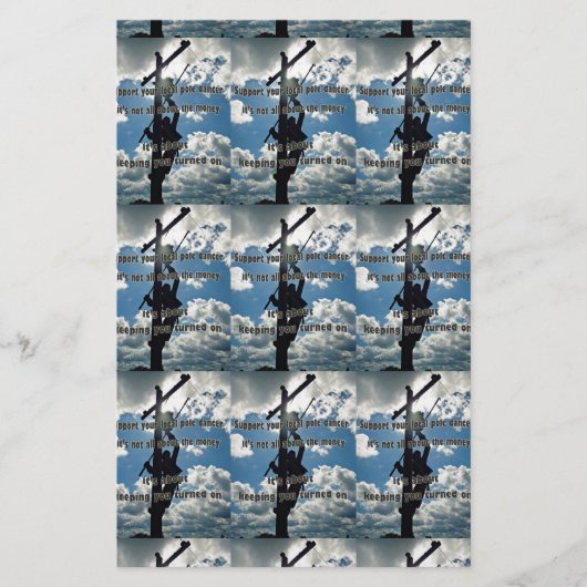 Linemanをサポート 便箋 (正面)