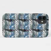 Linemanをサポート Case-Mate iPhoneケース (裏面(横))