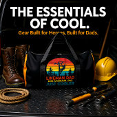 Lineman Dad Like Normal Just Cooler ダッフルバッグ