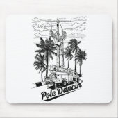 Lineman Le Dancin' Electrician Gift For Men Husban マウスパッド (正面)