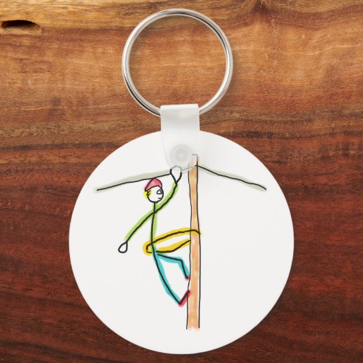 Lineman Stickman キーホルダー (裏面)