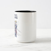 Lineman Storm Restoration Gift ツートーンマグカップ (中央)