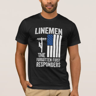 Linemen the forgotten first responders Men's Tee Tシャツ