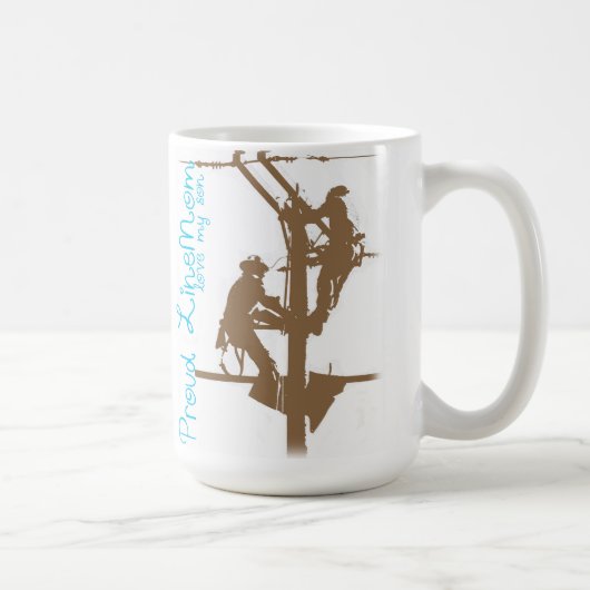 LineMomの誇りを持ったなマグ コーヒーマグカップ (右)