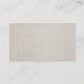 Linenテクスエレガントチャアポイントメントアラーム 予約カード (裏面)