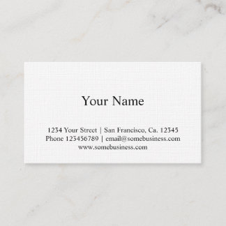 Linenテクスチャビジネスカードテンプレート 名刺